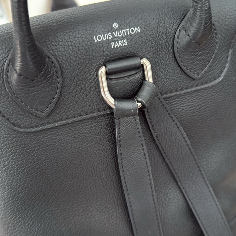 Louis Vuitton Black Leather Backpack - Picture 5 of 6